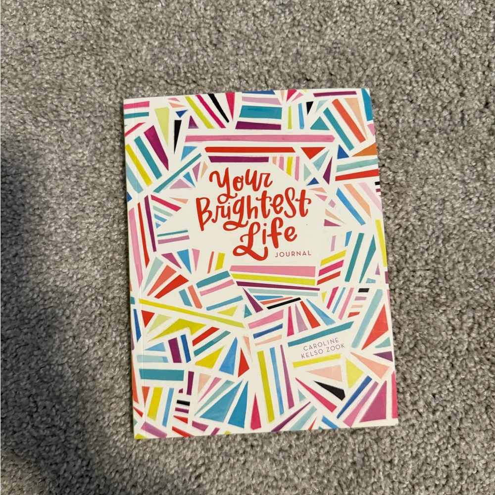 Colorful 'Your Brightest Life' Journal